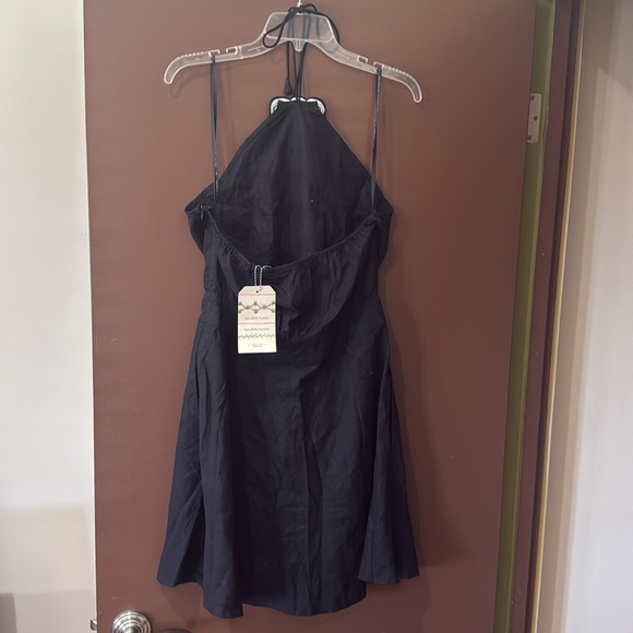 NWT FARM Rio x Anthropologie Linen Blend Cover-Up Embroidered Seashell Dress - Picture 4 of 12